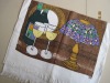 Wholesale 21s 100%cotton velvet printing tea towel