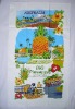 Wholesale souvenir printed tea towel