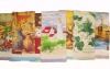 Wholesale Printed tea towel with satin