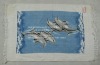 Wholesale 40*60cm*56g 100% cotton velvet reactive printed tea towel