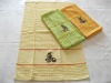 Wholesale 100%cotton jacquard embroidered kitchen towel
