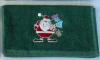 Wholesale 100%cotton Embroidery Christmasman tea towel