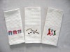 Wholesale 100% cotton embroideried tea towel