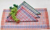 Wholesale Cotton yarn dyed tea towel with jacquard design