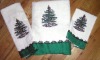 Wholesale 100%cotton embroidery ultra soft terry Christmas tea towel