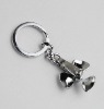 Wholesale fashion metal mini fan key chain