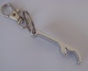 Wholesale Blank bottle opener with key ring with lobster clasp