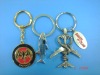 Wholesale metal fish keychain, plane keychain, promotional keychain