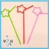 snake shape solid drinking straw