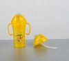 Wholesale drinking bottle with straw