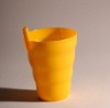 Plastic Cup with straw