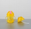 Wholesale baby drinking bottle with straw