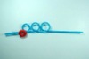 Wholesale Intresting plastic straw with soft PVC decoration