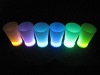 Wholesale LED flashing plastic drinking shot cup geat for party