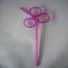 artistic drinking straw