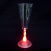Wholesale color change LED flashing plastic wine glass