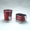 Metal Ice bucket with ice scoop