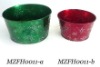Metal Ice Bucket with Embossed of Snow