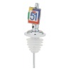 Wholesale bottle pourer,made of stainless steel and plastic