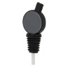 bottle pourer,made of stainless steel and plastic