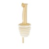 bottle pourer,made of stainless steel and plastic