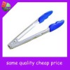 Wholesale stainless steel ice tong with plastic handle; High quality serving tong;
