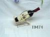 Wholesale Chrome wire rattan wine storage rack&stand