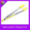 stainless steel ice tong with plastic handle; High quality serving tong;