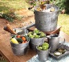 galvanized tin ice bucket