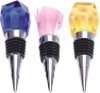 colourful crystal stopper set
