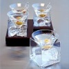 Wholesale Clear crystal drinking glass cooler set
