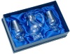 Wholesale Rigid board black wine box with foam inlay