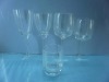 Wholesale wine glass with cutting for home use