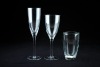 Wholesale Handmade clear wine/flute/hiball glass