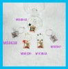 Fashion alloy smile face glass wine charms set(MS0638)