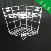 Wholesale metal hanging towel shelf bathroom hardware bathroom shower rack