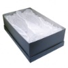 Wholesale Rigid board grey wine box with foam tray for packing 2 wine glasses