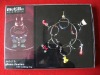 Wholesale Set of 6 pewter wine glass charms with holding ring