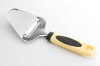 stainless steel cheese cutter with plastic handle