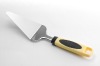 stainless steel cheese knife with plastic handle