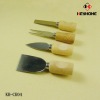 cheese kinfe with wooden handle