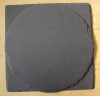black slate placemat