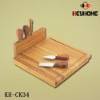 cheese cutlery set with board