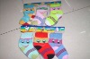 100% cotton colourful baby sock