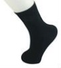 Wholesale men black cotton sock GY-00131