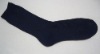 Wholesale black cotton sock GY-00127