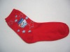 Girl cotton sport sock GY-00106