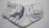 Wholesale white baby cotton sock GY-00120