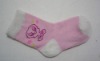 Wholesale Cotton baby white sock GY-0104