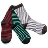 Wholesale Women Stripe Cotton Socks